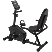 Горизонтальный велотренажер UNIXFIT BR-340 Compact (коврик 130 см в комплекте)