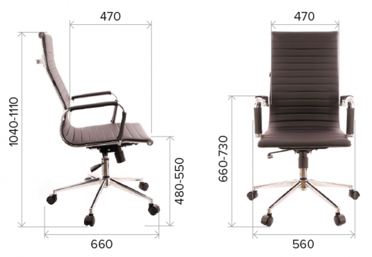 Кресло Everprof Rio Black T Экокожа Черный - 4