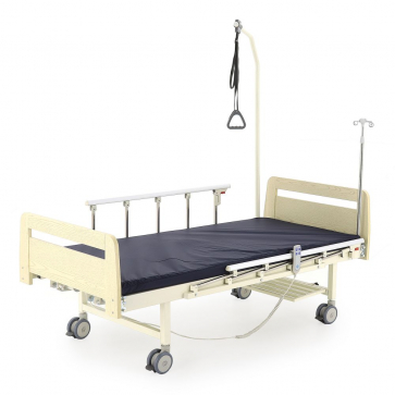 Кровать электрическая DB-7 (МЕ-2028Д-01) ЛДСП (светлое дерево) с матрасом - 3